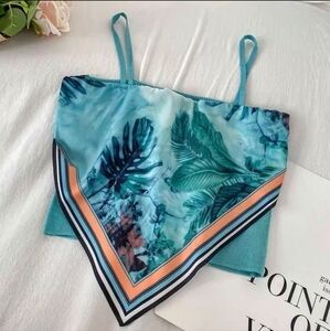 Brandless - CAMISOLES strapless Bohemian - Blue